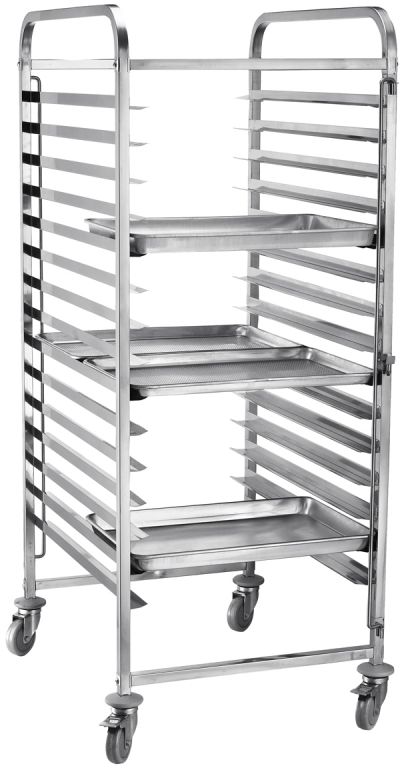 Bakery tray trolley